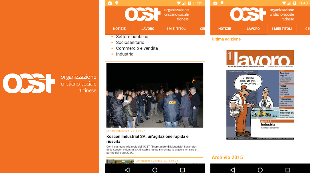 OCST: il mondo del lavoro in un’App